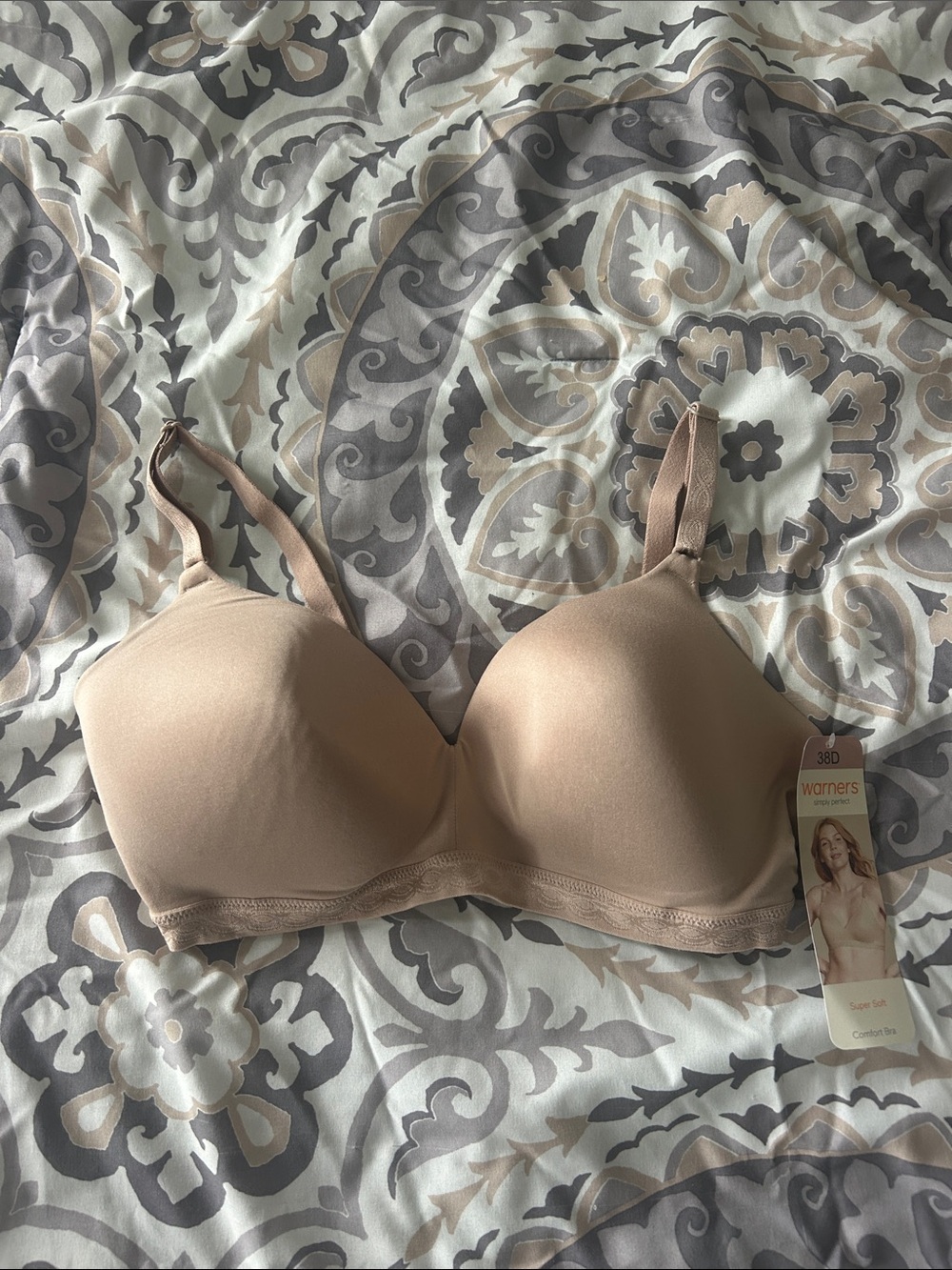 Warner's Beige Nude T-Shirt Bra - Smooth Contour